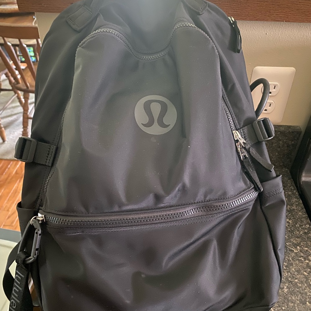 lululemon athletica Black womens Backpack used once